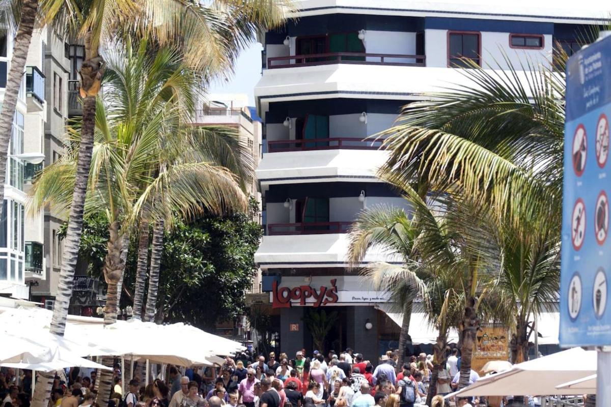 Apartamento Con Balcon En La Playa De Las Canteras Las Palmas de Gran Canaria Exteriör bild