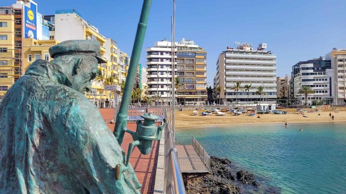 Apartamento Con Balcon En La Playa De Las Canteras Las Palmas de Gran Canaria Exteriör bild